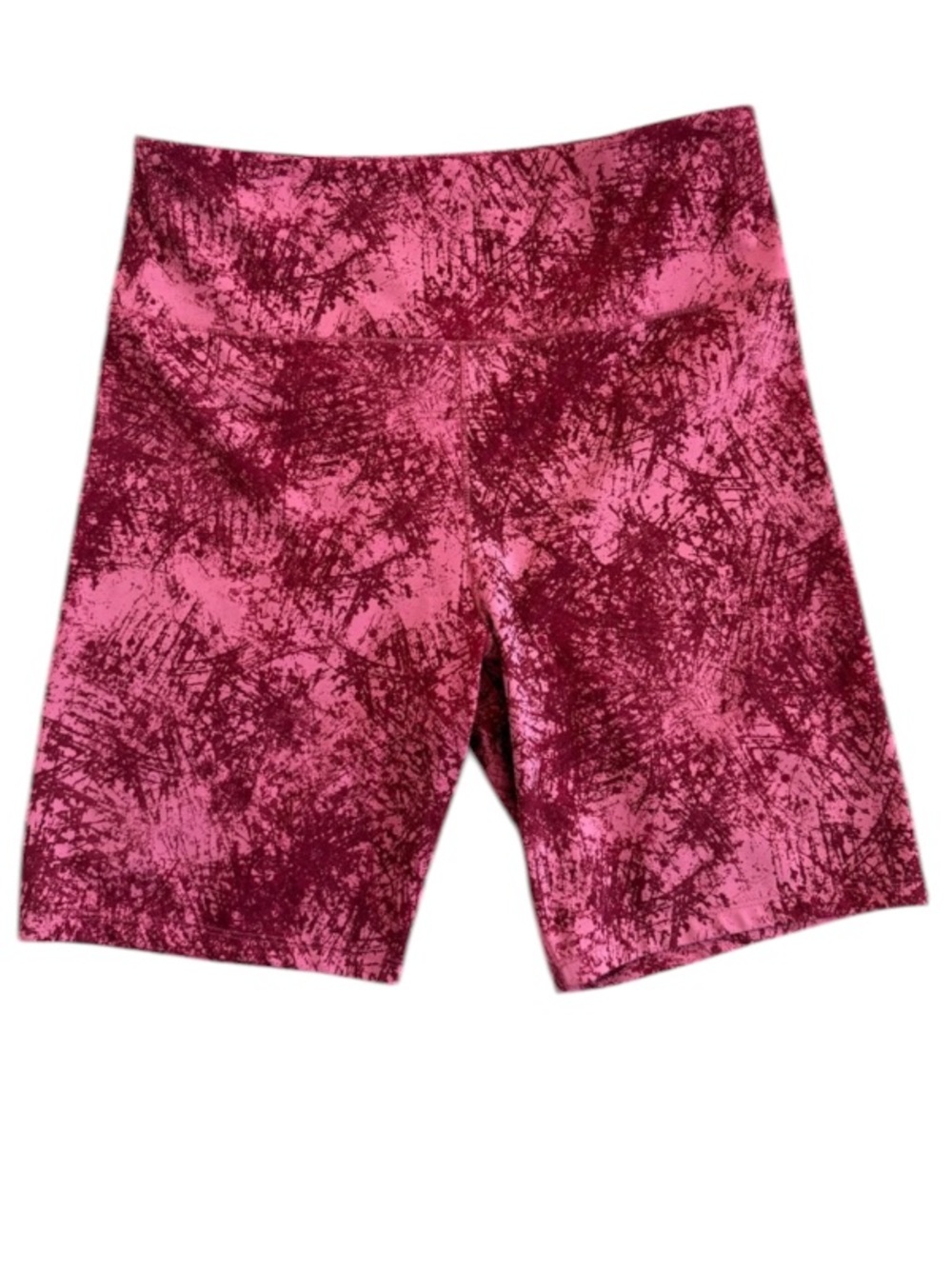Forever 21 Pink and Red Patterned Bike Shorts